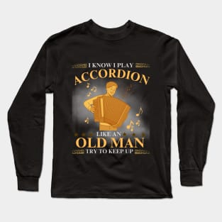 Accordion Long Sleeve T-Shirt